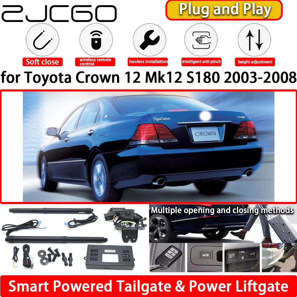 ZJCGO for Toyota Crown 12 Mk12 S180 2003-2008 OEM Automatic Electric Powered Tailgate Power Liftgate Tail Gate Lift Kit System
ZJCGO for Toyota Crown 12 Mk12 S180 2003-2008 OEM Automatic Electric Powered Tailgate Power Liftgate Tail Gate Lift Kit System