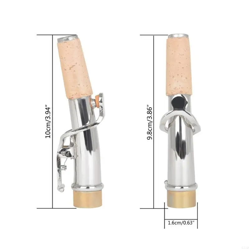 2Pcs Soprano Saxophone Straight & Curved Neck Mouthpiece Vintage Brass Sax Necks
2Pcs Soprano Saxophone Straight & Curved Neck Mouthpiece Vintage Brass Sax Necks