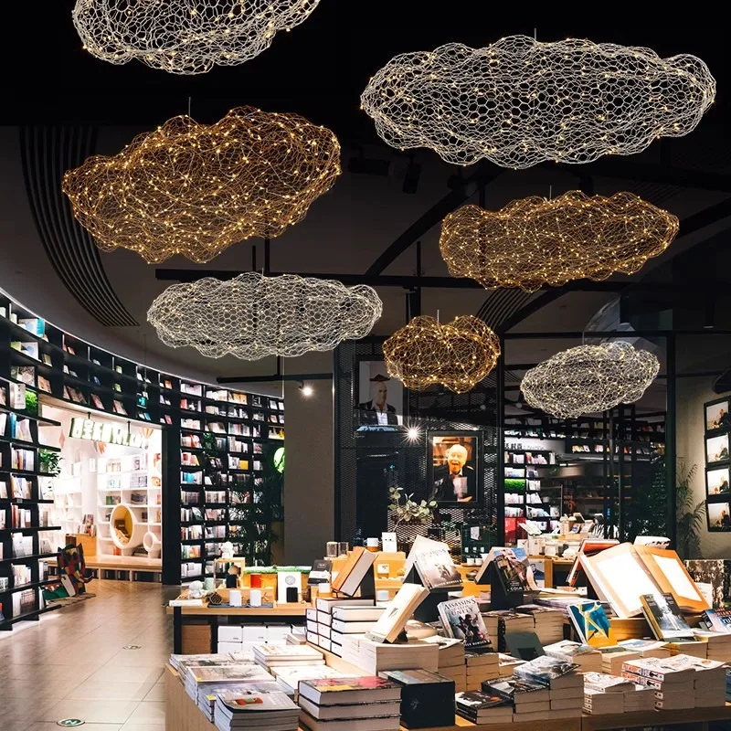 Wire mesh cloud sky starry chandelier industrial style restaurant milk tea clothing store internet cafe shopping mall chandelier
Wire mesh cloud sky starry chandelier industrial style restaurant milk tea clothing store internet cafe shopping mall chandelier