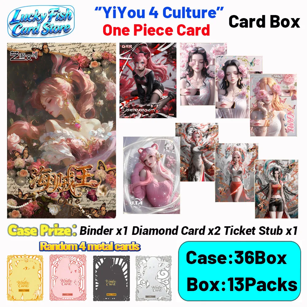 Wholesale 2026 New YiYou Culture Wave 4 One Piece Collection Cards Special Offer Case Limited Collector's Set
Wholesale 2026 New YiYou Culture Wave 4 One Piece Collection Cards Special Offer Case Limited Collector's Set