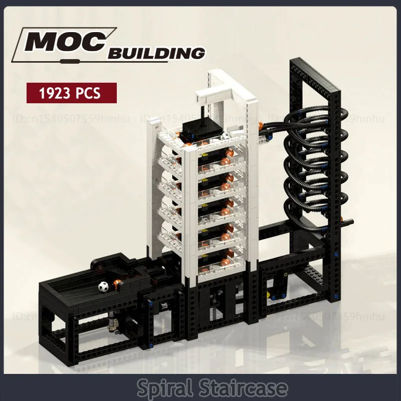 MOC Building Block GBC Spiral Staircase Technology Bricks Dribbling Device DIY Assembly Model Puzzle Toys Gifts
MOC Building Block GBC Spiral Staircase Technology Bricks Dribbling Device DIY Assembly Model Puzzle Toys Gifts