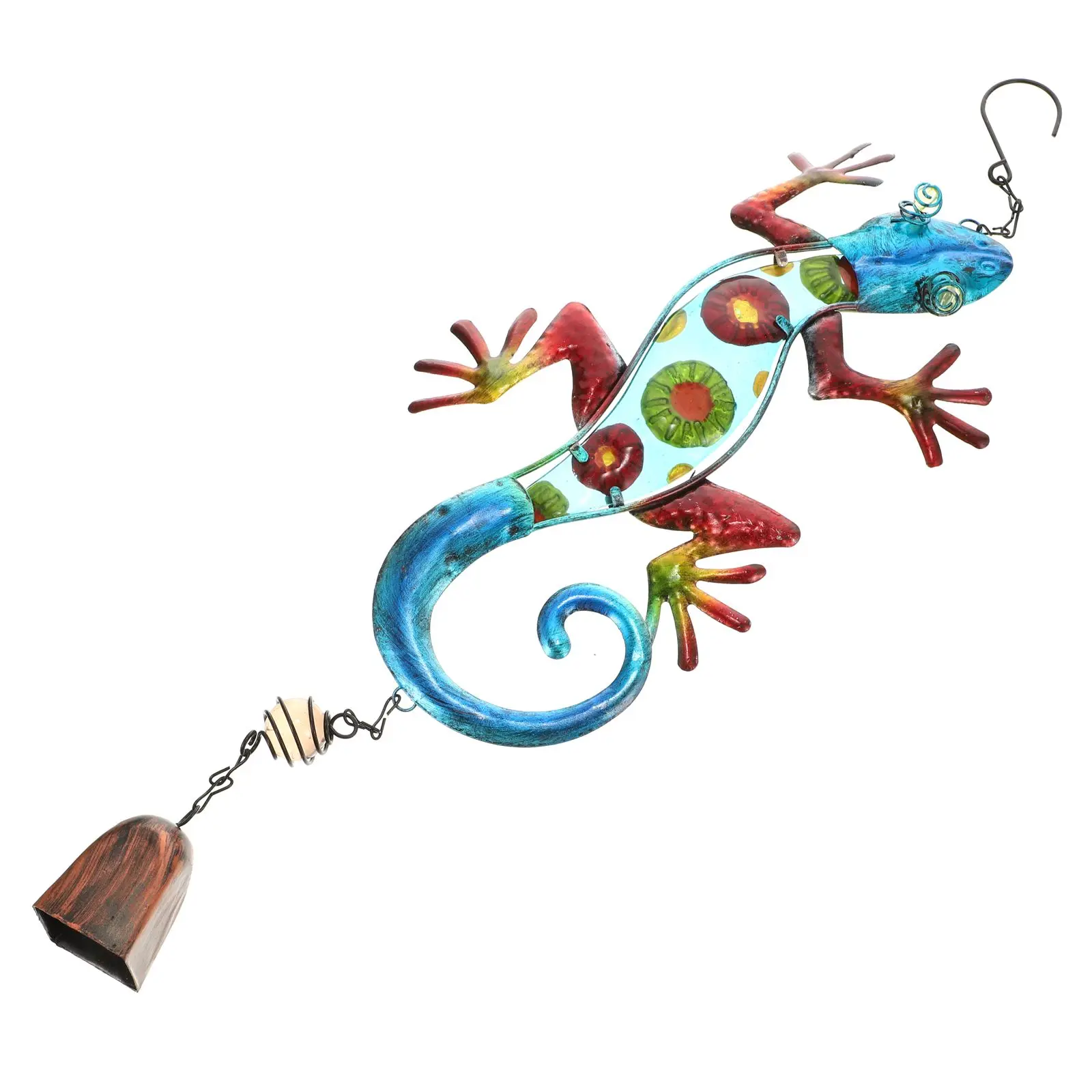 Glass Gecko Chime Iron Stained Glass Decoration Iron Gecko Craft Outdoor Garden Hanging Wind Home Decor Craft
Glass Gecko Chime Iron Stained Glass Decoration Iron Gecko Craft Outdoor Garden Hanging Wind Home Decor Craft