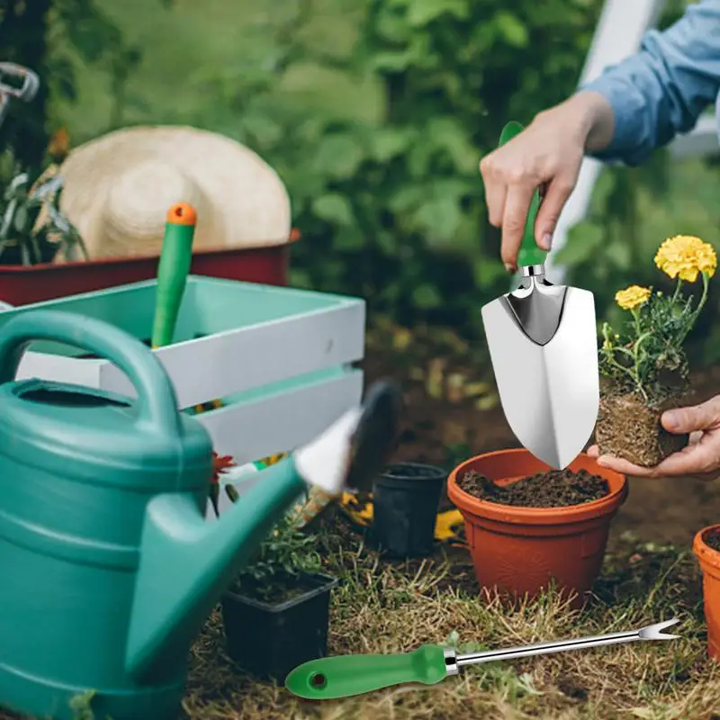 Garden Tool Set Ergonomic Handle Succulent Tools Garden Tool Sets Rake Shovel 5pcs Multifunctional Gardening Supplies Heavy Duty
Garden Tool Set Ergonomic Handle Succulent Tools Garden Tool Sets Rake Shovel 5pcs Multifunctional Gardening Supplies Heavy Duty