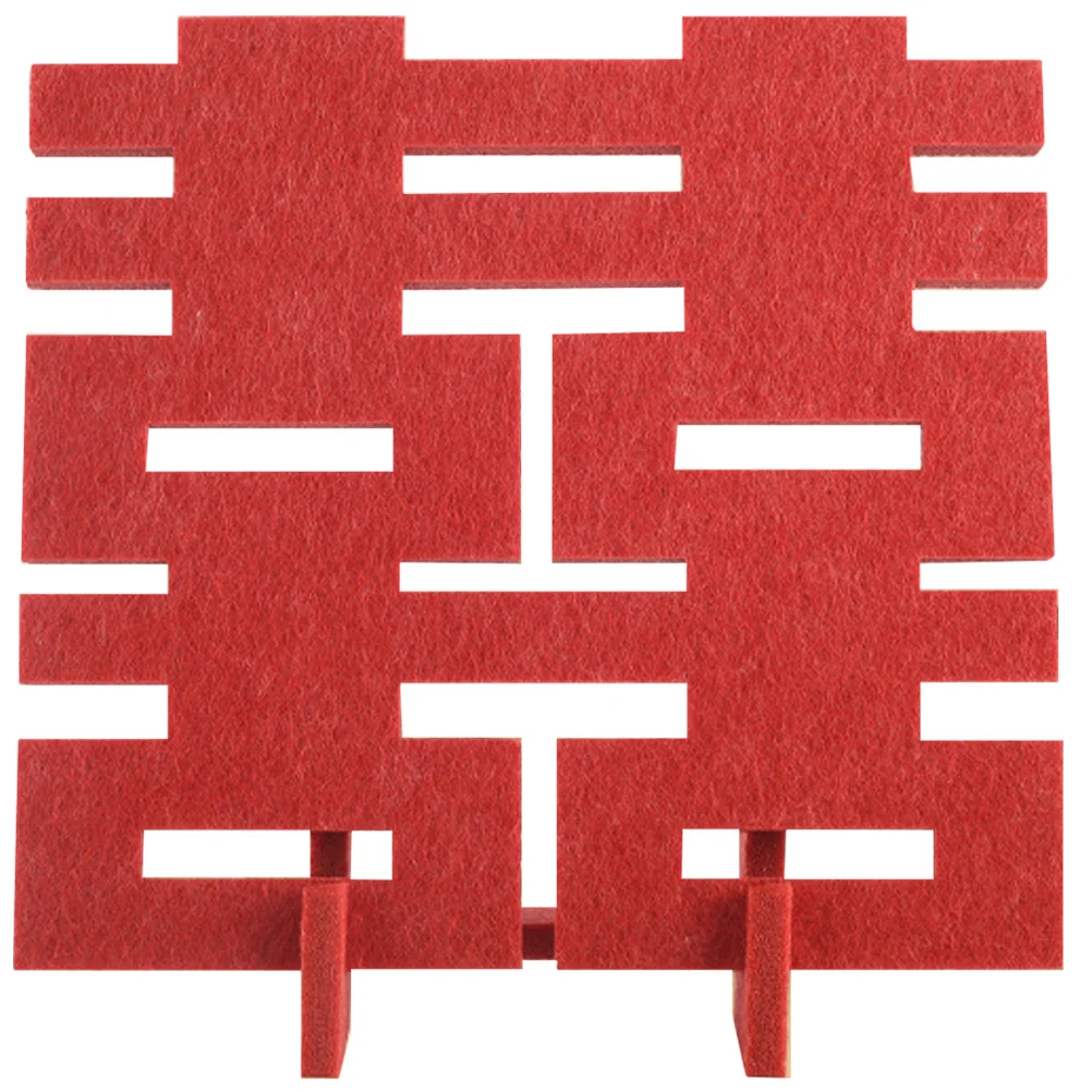 Three Dimensional Happy Character naments Red Xi Decorations Chinese Wedding Table Centerpiece Layout Props Premium Felt
Three Dimensional Happy Character naments Red Xi Decorations Chinese Wedding Table Centerpiece Layout Props Premium Felt