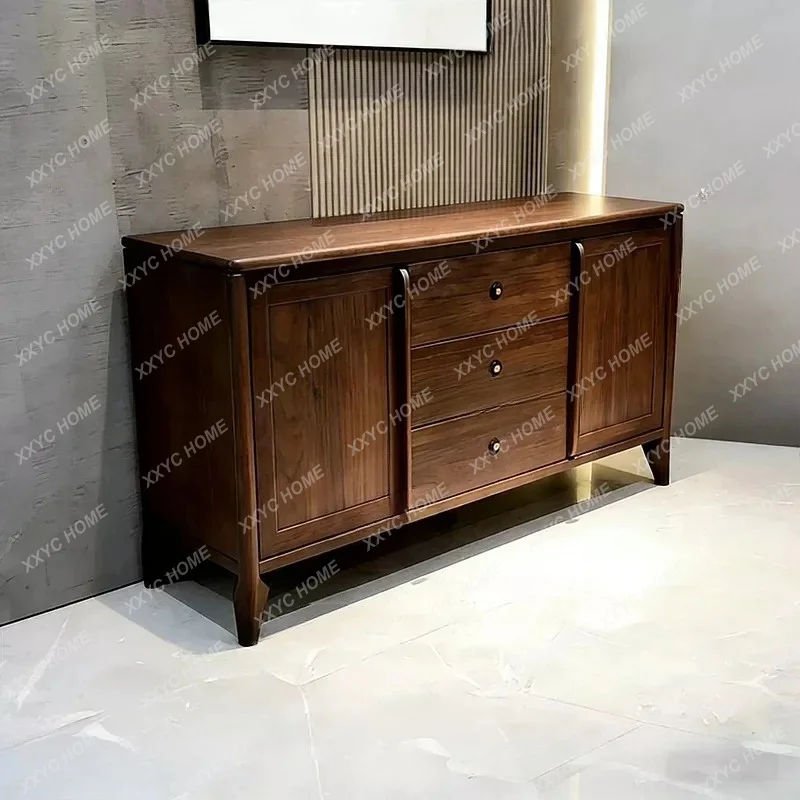 New Chinese-style solid wood dining side cabinet simple living room porch cabinet wall lockerTJ
New Chinese-style solid wood dining side cabinet simple living room porch cabinet wall lockerTJ