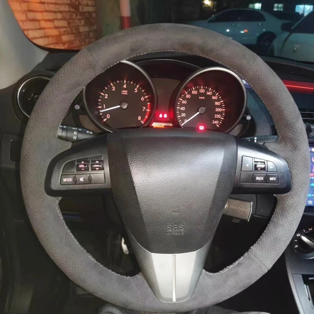 Custom Car Steering Wheel Braid Cover Anti Slip 100% Fit For Old Mazda 3 Mazda 5 Mazda 6 2003-2015 Car Products Steering Wrap
Custom Car Steering Wheel Braid Cover Anti Slip 100% Fit For Old Mazda 3 Mazda 5 Mazda 6 2003-2015 Car Products Steering Wrap