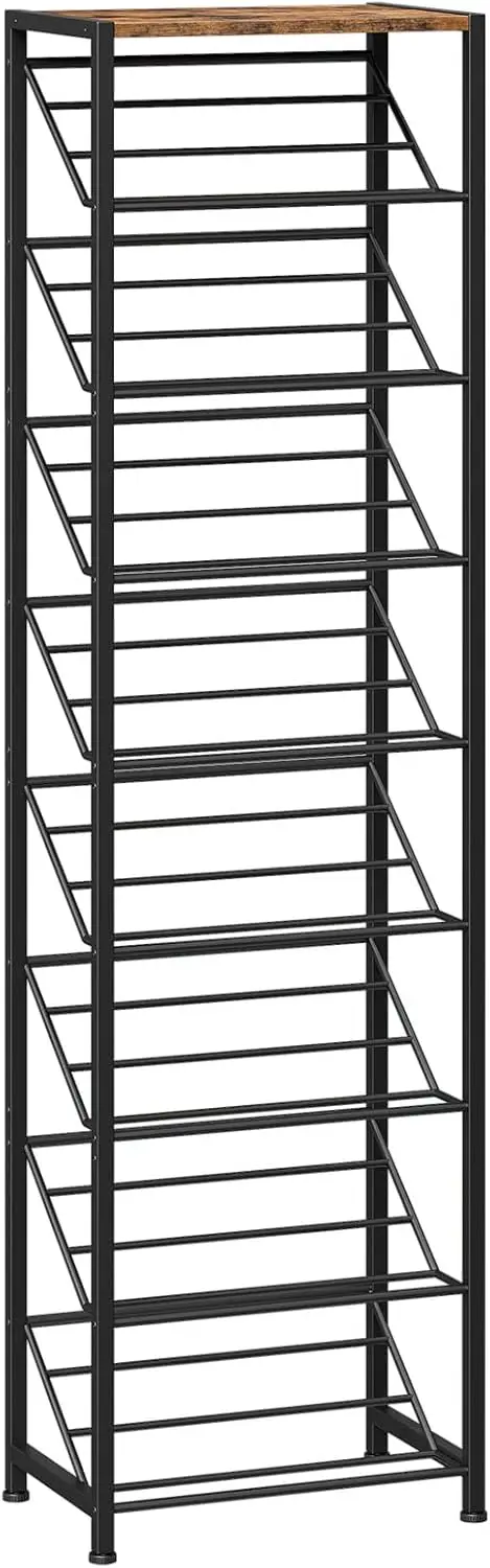 Narrow Shoe Rack for Small Spaces, Slanted Shoe Organizer for Entryway, Slim Angled Shoe Storage Rack for Closet, Space
Narrow Shoe Rack for Small Spaces, Slanted Shoe Organizer for Entryway, Slim Angled Shoe Storage Rack for Closet, Space