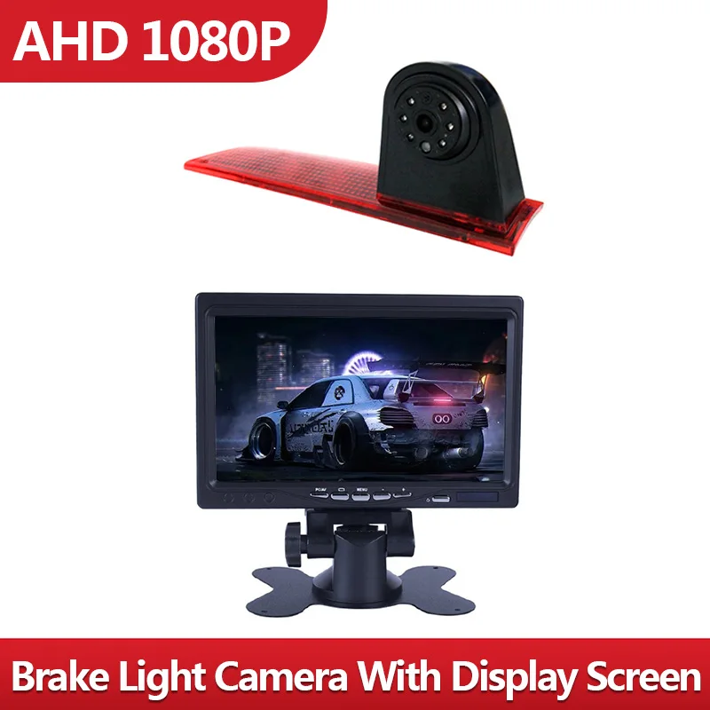 AHD 1080P Car Brake Light Rear View Backup Camera with 7 Inch Display Screen For Ford Transit Custom 2012 2013 2014 2015
AHD 1080P Car Brake Light Rear View Backup Camera with 7 Inch Display Screen For Ford Transit Custom 2012 2013 2014 2015