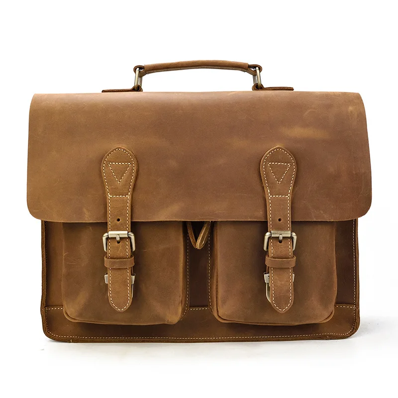 European and American retro men's casual crazy horse leather briefcase notebook computer bag shoulder bag outdoor handbag
European and American retro men's casual crazy horse leather briefcase notebook computer bag shoulder bag outdoor handbag