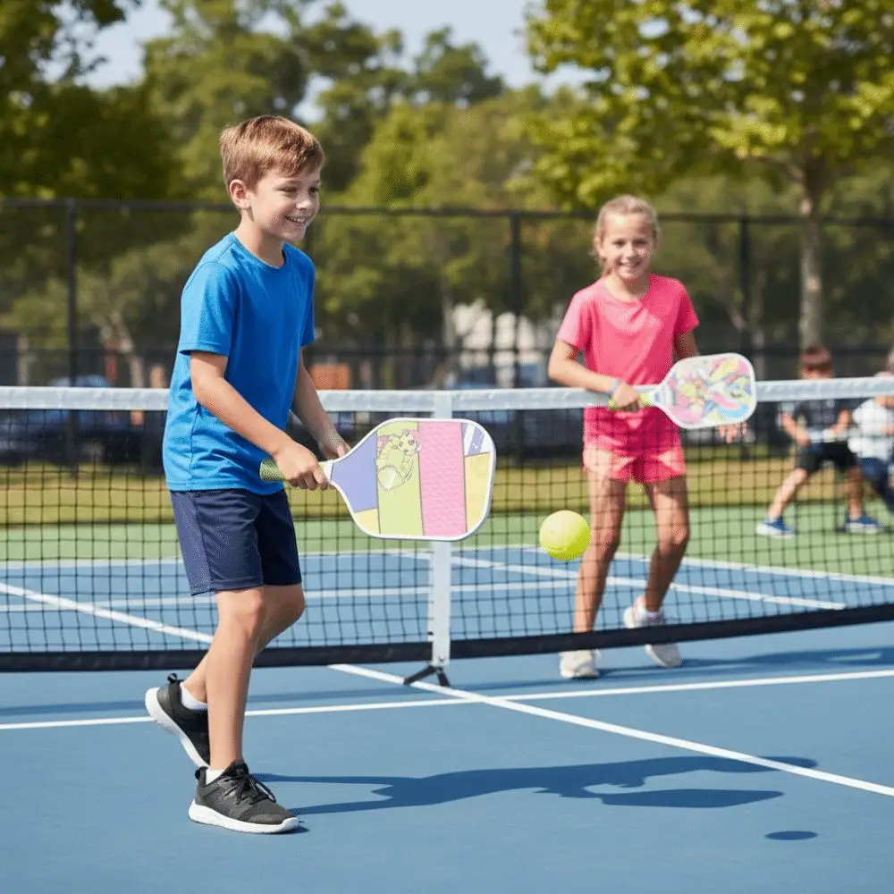 Cartoon Children's Pickleball Set Lightweight with Carry Bag 's Pickleball Set Universal Durable Children's Pickleball Rackets
Cartoon Children's Pickleball Set Lightweight with Carry Bag 's Pickleball Set Universal Durable Children's Pickleball Rackets