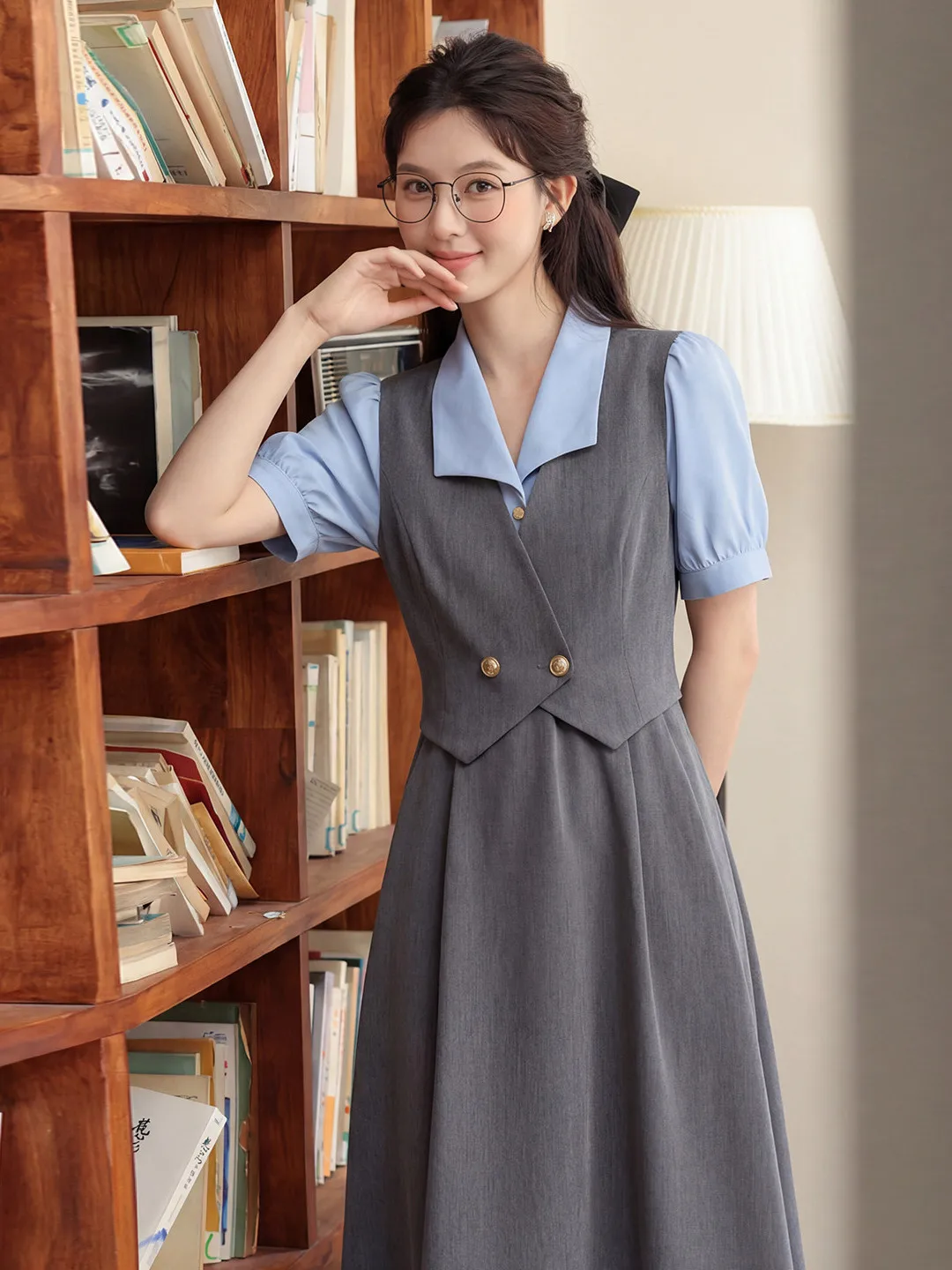 Professional Career Women's Dress Suit Set Spring Summer College Student Interview Clothing plus Size Korean Style Commute
Professional Career Women's Dress Suit Set Spring Summer College Student Interview Clothing plus Size Korean Style Commute