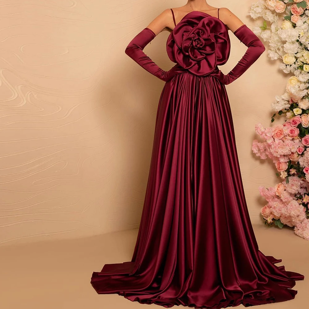 Customized Elegant Flowers Spaghetti Straps Satin Evening Dresses Modern Square Collar Long Sleeves Floor Length Celebrity Gowns
Customized Elegant Flowers Spaghetti Straps Satin Evening Dresses Modern Square Collar Long Sleeves Floor Length Celebrity Gowns