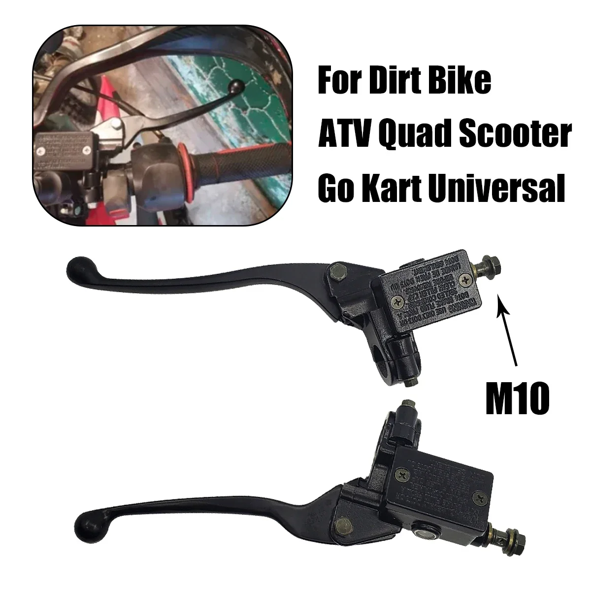 Motorcycle Brake Pump Front Master Cylinder Hydraulic Brake Lever Left & Right For Dirt Bike ATV Quad Scooter Go Kart Universal
Motorcycle Brake Pump Front Master Cylinder Hydraulic Brake Lever Left & Right For Dirt Bike ATV Quad Scooter Go Kart Universal