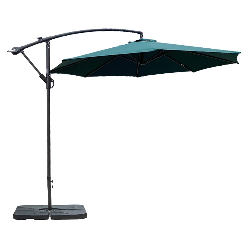 Patio Garden Umbrella 10ft Dark Green Foldable Cantilever Parasol Outdoor Restaurant Use Steel Base Modern Design Courtyard
Patio Garden Umbrella 10ft Dark Green Foldable Cantilever Parasol Outdoor Restaurant Use Steel Base Modern Design Courtyard