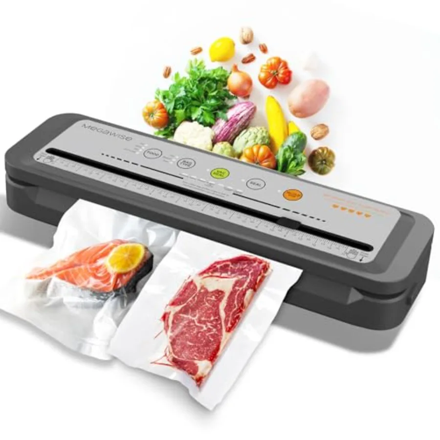 Vacuum Sealer Machine 2023 New Version 80kPa Suction Power One-Touch Automatic Operation Compact Design with Built-in Cutter In
Vacuum Sealer Machine 2023 New Version 80kPa Suction Power One-Touch Automatic Operation Compact Design with Built-in Cutter In