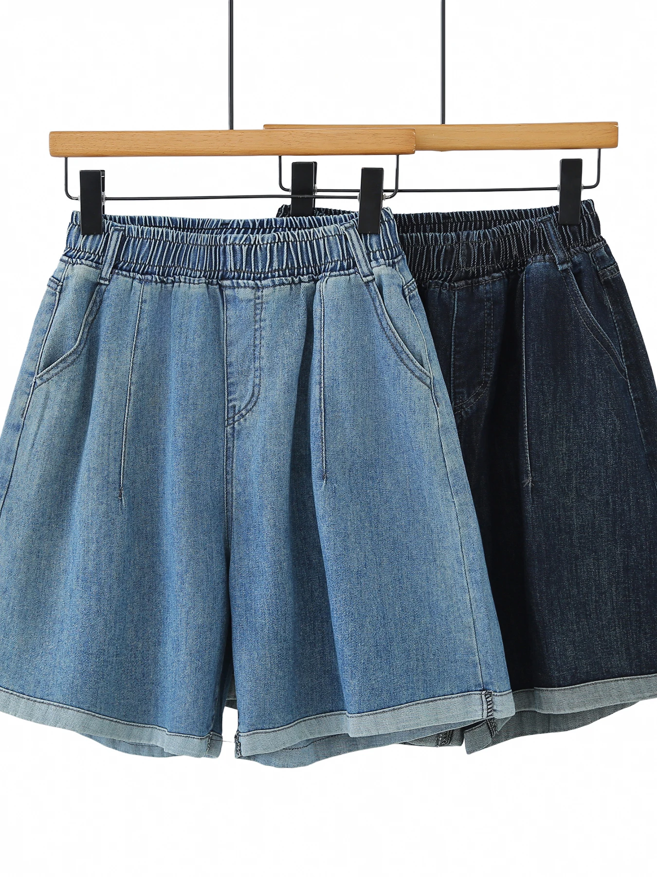 High Waist Elastic Waist Denim Shorts Women's Summer 2026 Loose Meat Concealing Wide Leg Five Shorts plus Size Casual Pants
High Waist Elastic Waist Denim Shorts Women's Summer 2026 Loose Meat Concealing Wide Leg Five Shorts plus Size Casual Pants