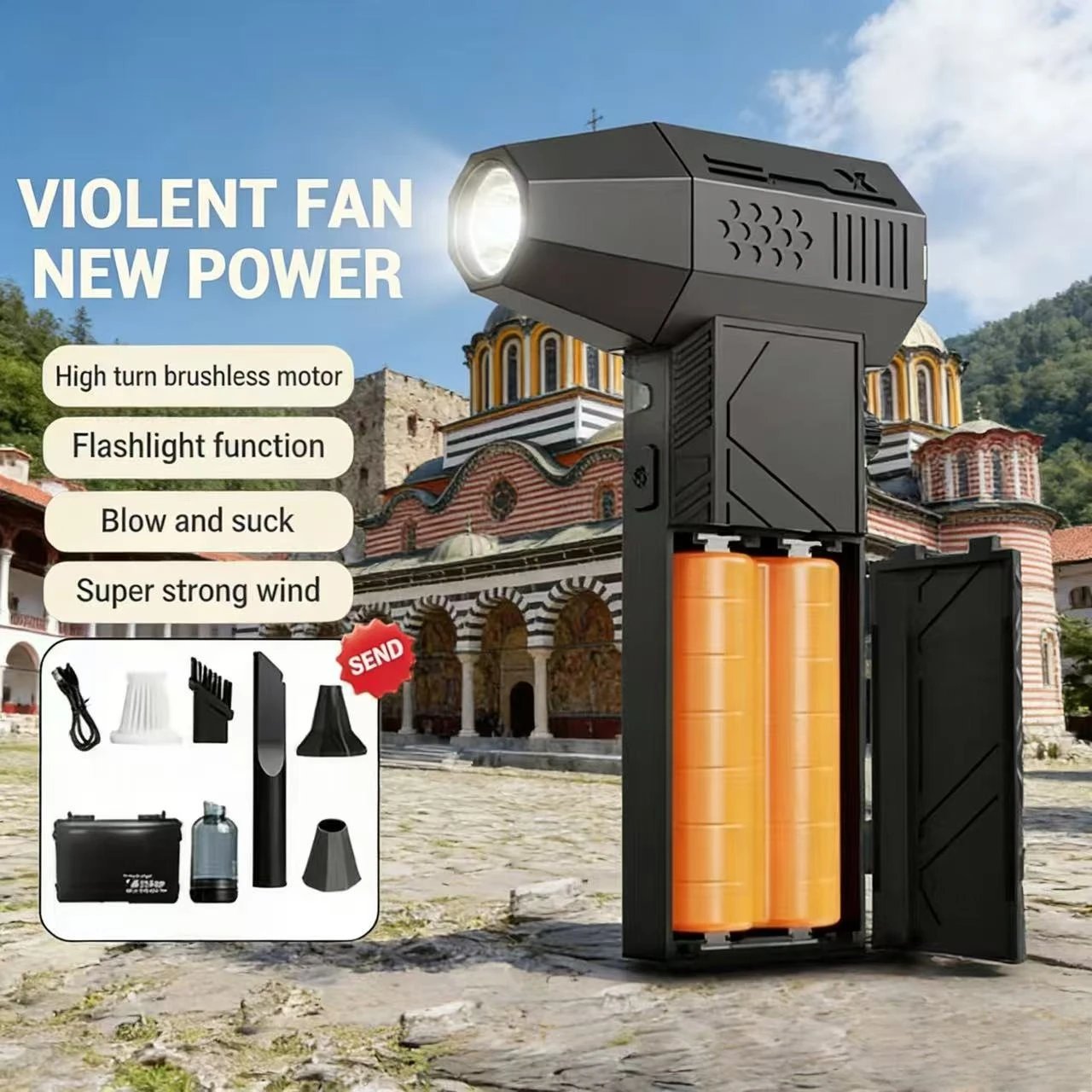 Сильный воздуходувка, 650000 об/мин, бесщеточный турбоструйный вентилятор, вакуумная сменная батарея, турбовентилятор со светодиодной подсветкой, удаление пыли
Сильный воздуходувка, 650000 об/мин, бесщеточный турбоструйный вентилятор, вакуумная сменная батарея, турбовентилятор со светодиодной подсветкой, удаление пыли