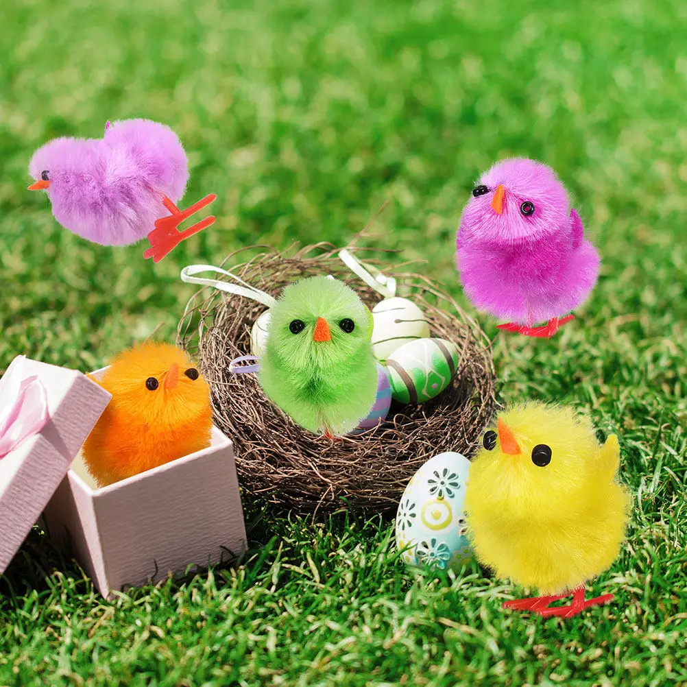 24Pcs Easter Chick Decoration Soft Stuffed Animal for Party Dorm Decor Easter Christmas Halloween Festive Charm
24Pcs Easter Chick Decoration Soft Stuffed Animal for Party Dorm Decor Easter Christmas Halloween Festive Charm