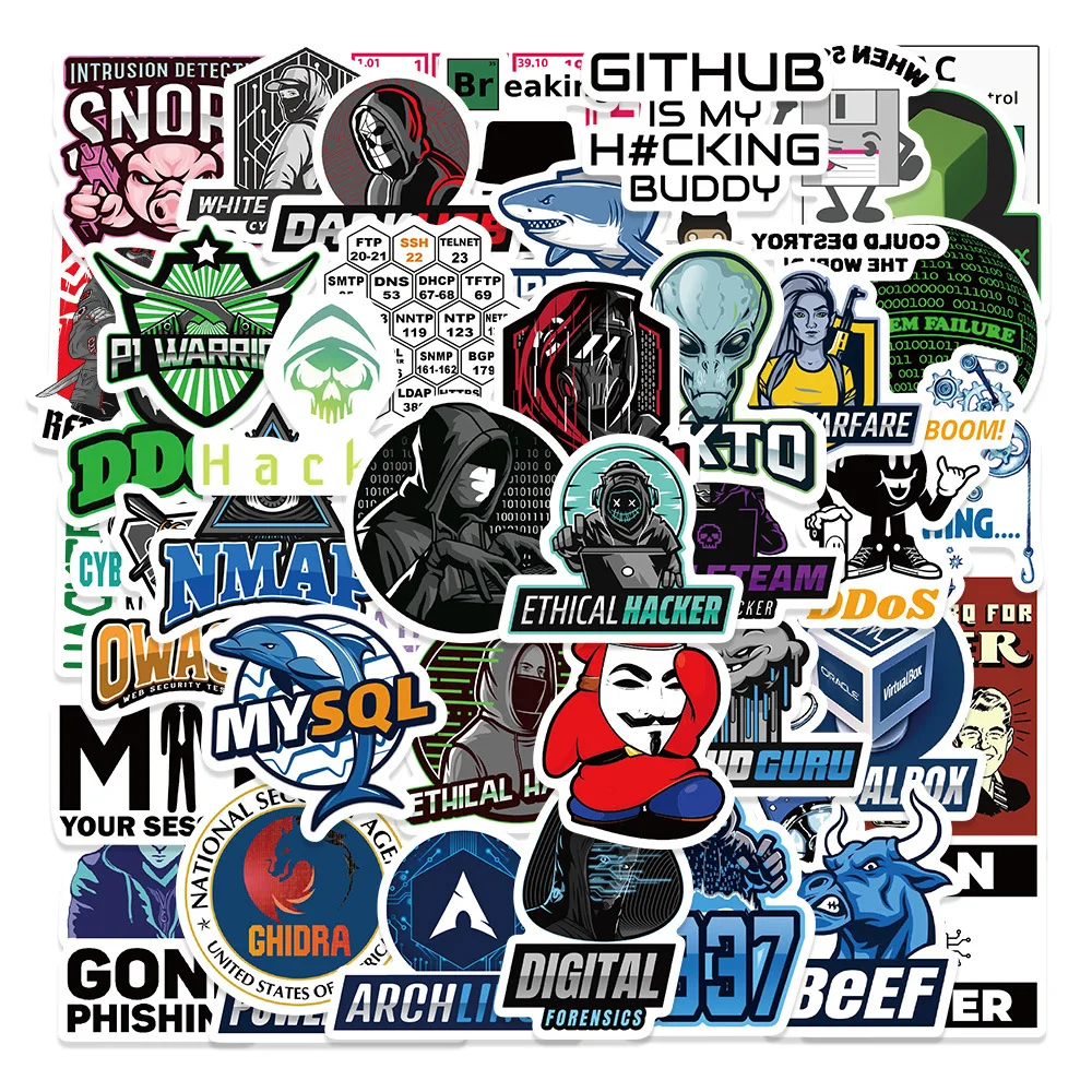 50pcsTech geek Cool Urban Graffiti Stickers Programmer Waterproof Decorative Stickers for Cup Scooter Laptop Luggage Coder
50pcsTech geek Cool Urban Graffiti Stickers Programmer Waterproof Decorative Stickers for Cup Scooter Laptop Luggage Coder