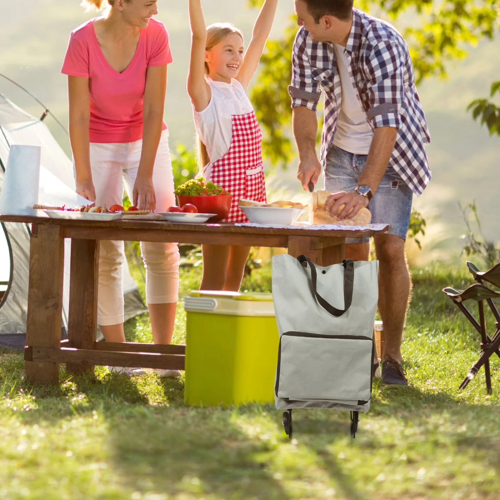 Collapsible Foldable Shopping Trolley Bag Large Capacity Lightweight Foldable Storage Bag with Wheels for Travel Shopping
Collapsible Foldable Shopping Trolley Bag Large Capacity Lightweight Foldable Storage Bag with Wheels for Travel Shopping