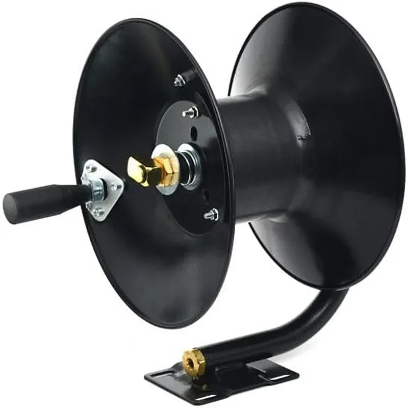100FT High Pressure Hose Reel with Hand Crank, 5000 PSI Power Washer Hose Reel Swivel Arm for Liquid/Air/Water Use
100FT High Pressure Hose Reel with Hand Crank, 5000 PSI Power Washer Hose Reel Swivel Arm for Liquid/Air/Water Use