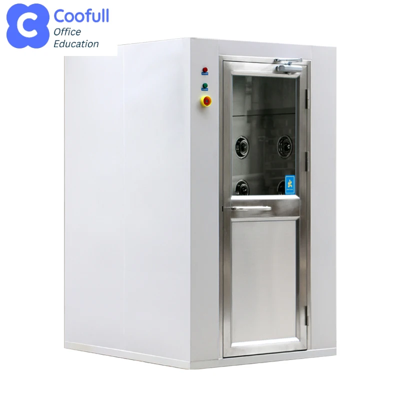 Standard Single Person Air Shower | 304 Stainless Steel Construction | HEPA Filtration | for ISO Class Cleanrooms
Standard Single Person Air Shower | 304 Stainless Steel Construction | HEPA Filtration | for ISO Class Cleanrooms