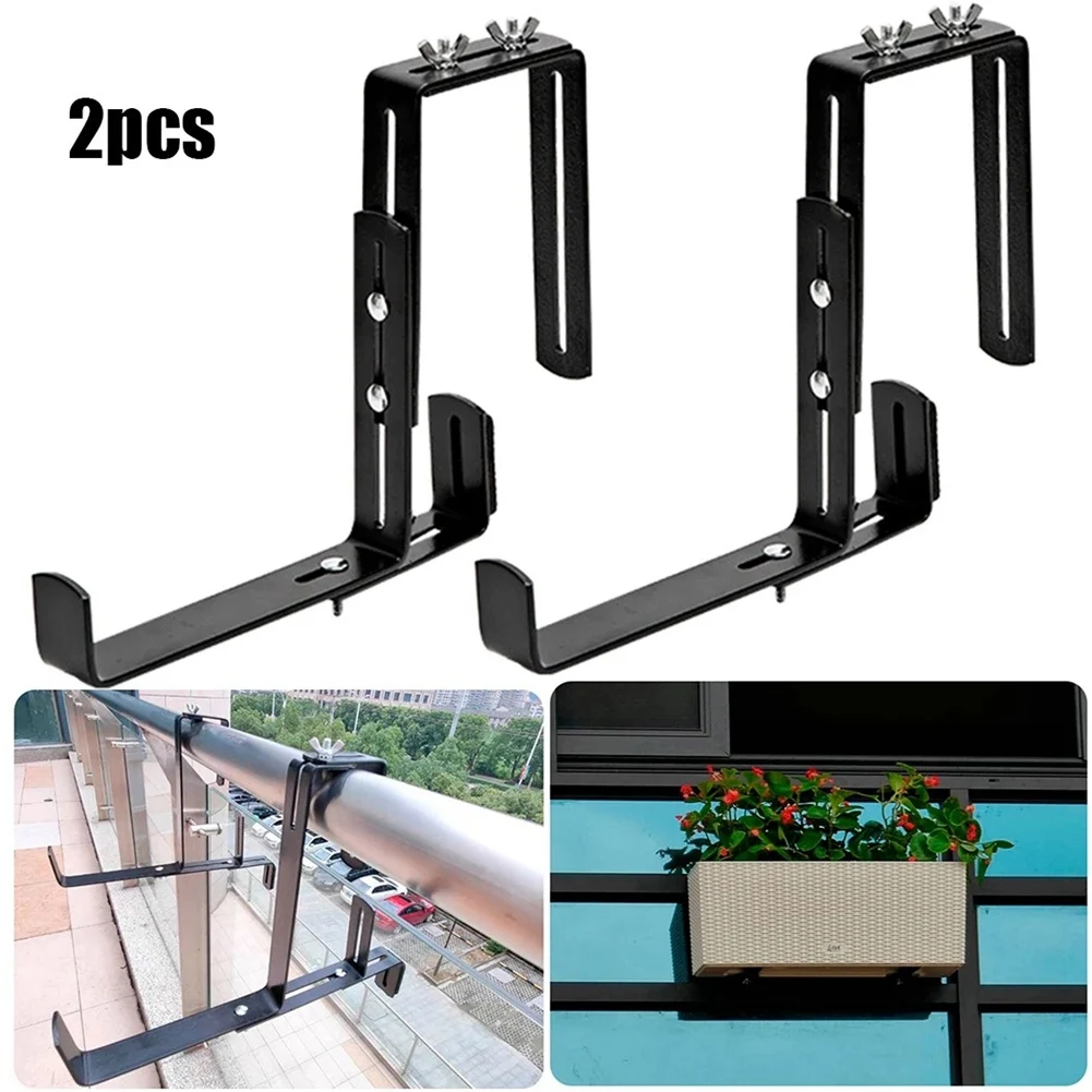 AA76-2 Pair Hook Trough Plant Pot Hanging Hooks Rail Balcony Planter Holder Brackets Iron Hooks Height Adjustable Hook -S
AA76-2 Pair Hook Trough Plant Pot Hanging Hooks Rail Balcony Planter Holder Brackets Iron Hooks Height Adjustable Hook -S
