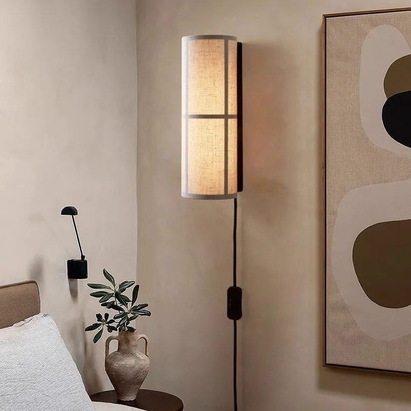 Fabric bedroom bedside wall lamp, living room background wall lamp, Japanese wabi-sabi wind, aisle lamp
Fabric bedroom bedside wall lamp, living room background wall lamp, Japanese wabi-sabi wind, aisle lamp