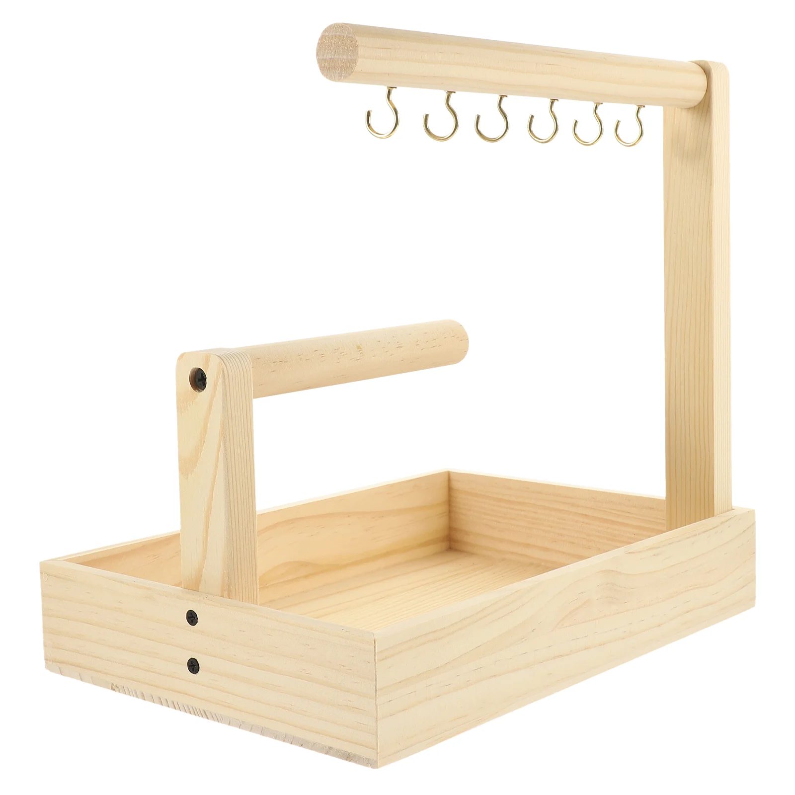 Jewelry Display Stand Rack Keychain Holder Shelf Organizer Necklace for Women Wood Bracelet Storage Desktop
Jewelry Display Stand Rack Keychain Holder Shelf Organizer Necklace for Women Wood Bracelet Storage Desktop