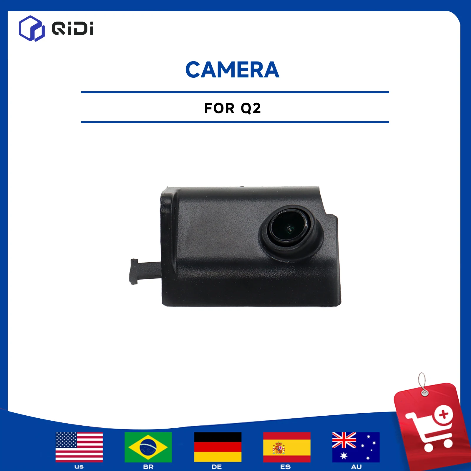 Original QIDI Q2 Camera Module | Remote Print Monitoring Camera Replacement for Q2 / Q2 Combo 3D Printer
Original QIDI Q2 Camera Module | Remote Print Monitoring Camera Replacement for Q2 / Q2 Combo 3D Printer