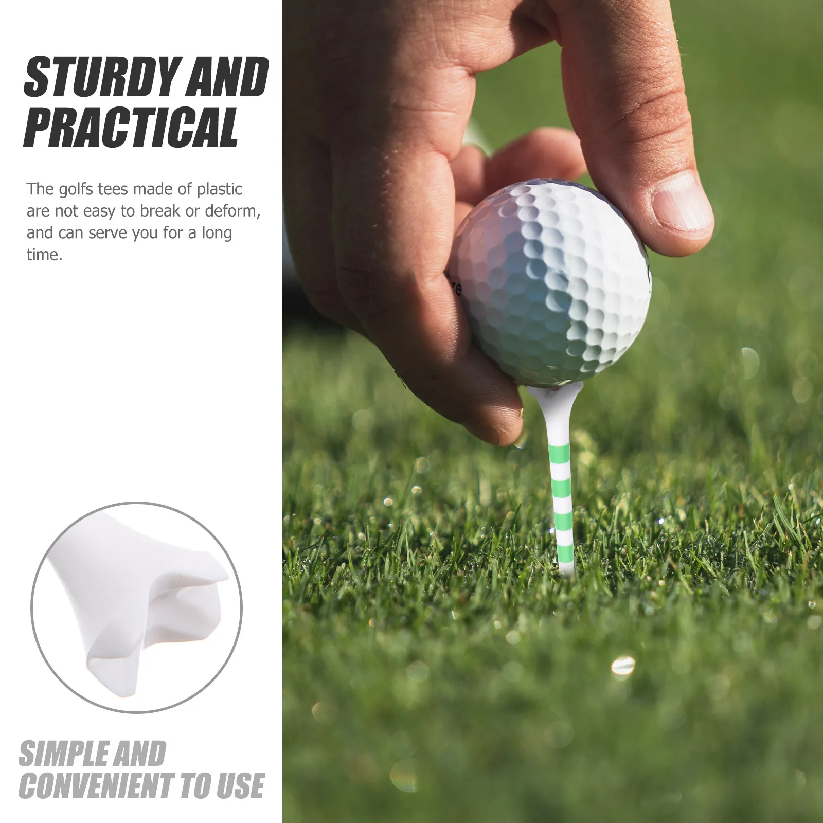 20 шт. высококачественных износостойких ти для гольфа, сменные держатели для мячей для тренировок на гольф-поле, аксессуары
20 шт. высококачественных износостойких ти для гольфа, сменные держатели для мячей для тренировок на гольф-поле, аксессуары