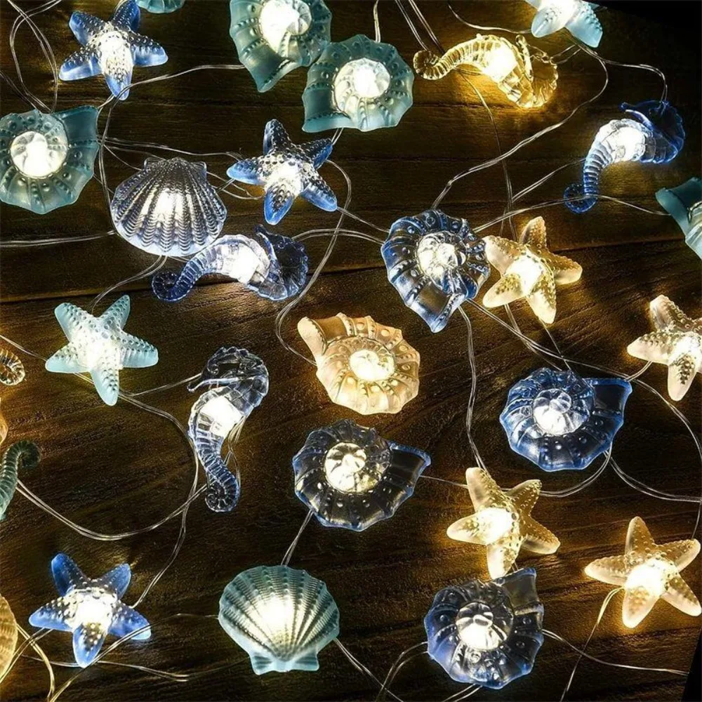 Plastic Lamp Shell String Lights 30 Lights Everbright LED Lights Battery Box Power Supply Ocean Series String Lamp Home/Outdoor
Plastic Lamp Shell String Lights 30 Lights Everbright LED Lights Battery Box Power Supply Ocean Series String Lamp Home/Outdoor
