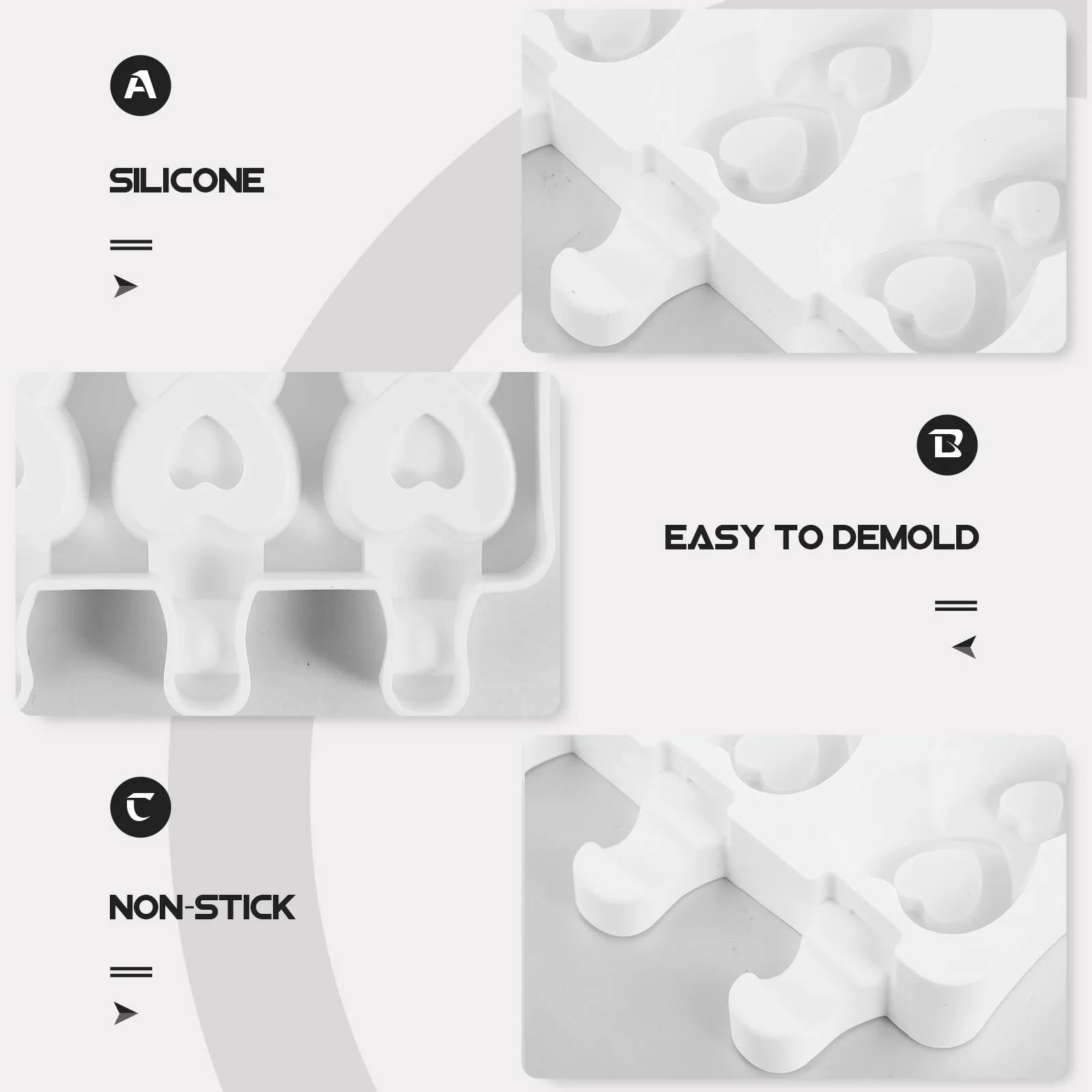 1Set Silicone Ice Cream Mold DIY Popsicle Making Molds Reusable Non Stick Fun Summer Ice Cream DIY Supplies Popsicle Maker
1Set Silicone Ice Cream Mold DIY Popsicle Making Molds Reusable Non Stick Fun Summer Ice Cream DIY Supplies Popsicle Maker