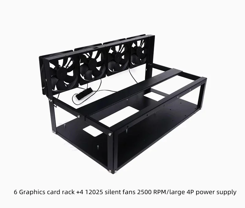 Hot Sale Multi-graphics Open Computer Case GPU Rack 6-card Graphics Card Mounting Bracket Mute
Hot Sale Multi-graphics Open Computer Case GPU Rack 6-card Graphics Card Mounting Bracket Mute