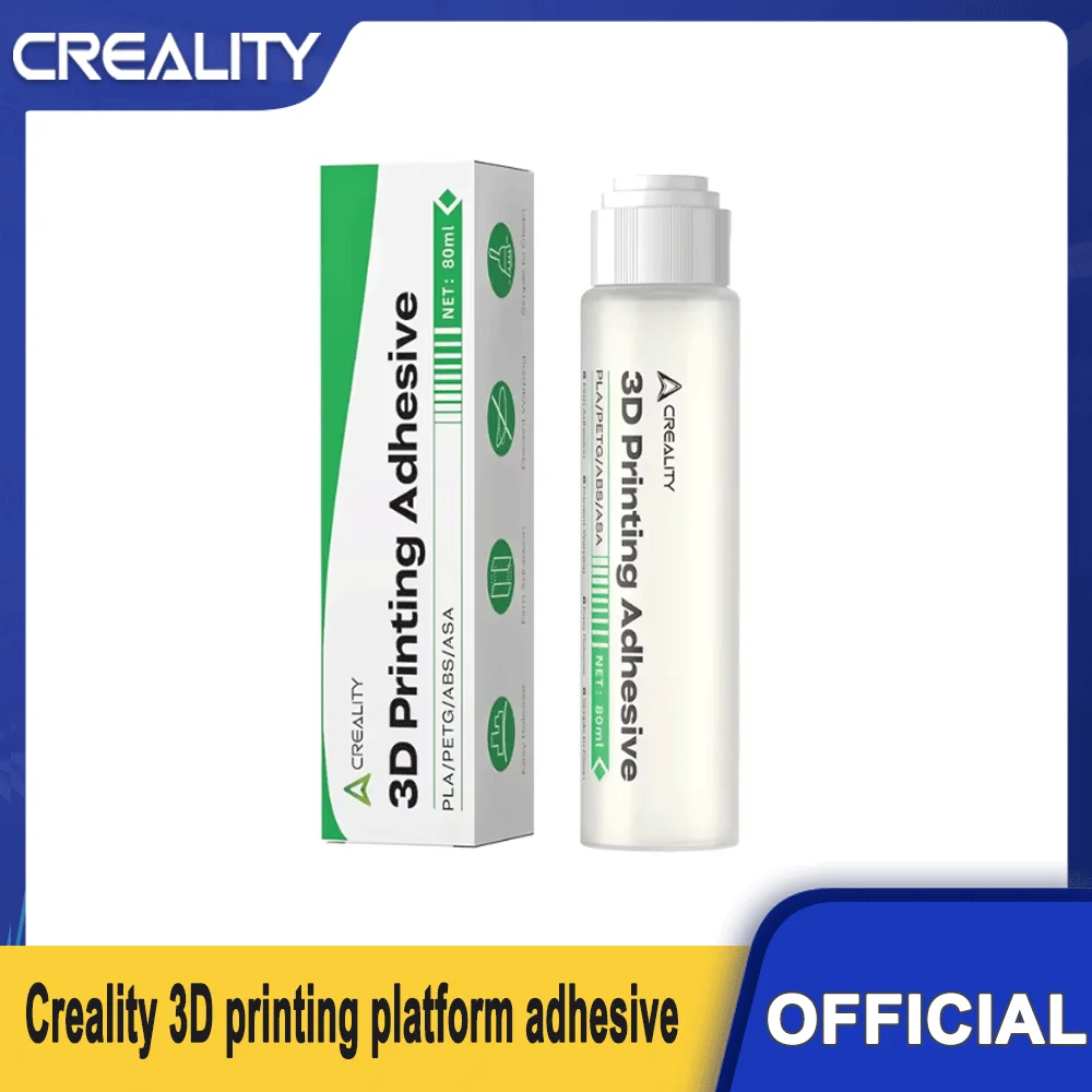 Creality 3D printing platform adhesive application with strong adhesion and anti curling edges, easy to remove and clean
Creality 3D printing platform adhesive application with strong adhesion and anti curling edges, easy to remove and clean