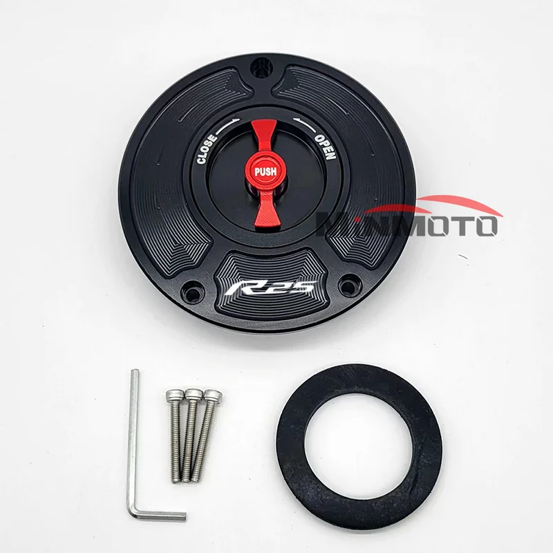 Motorcycle CNC Fuel Tank Cap Gas Oil Tank Cover Petrol Cover for YZF R25 R125 YZFR25 YZFR125 2010-2023
Motorcycle CNC Fuel Tank Cap Gas Oil Tank Cover Petrol Cover for YZF R25 R125 YZFR25 YZFR125 2010-2023