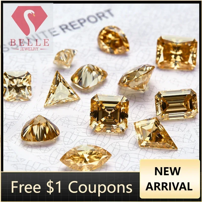 Moissanite Stone Multiple Cushion Princess Heart Oval Pear Marquise Asscher Radiant Emerald Kite Triangle Champagne Moissanite
Moissanite Stone Multiple Cushion Princess Heart Oval Pear Marquise Asscher Radiant Emerald Kite Triangle Champagne Moissanite