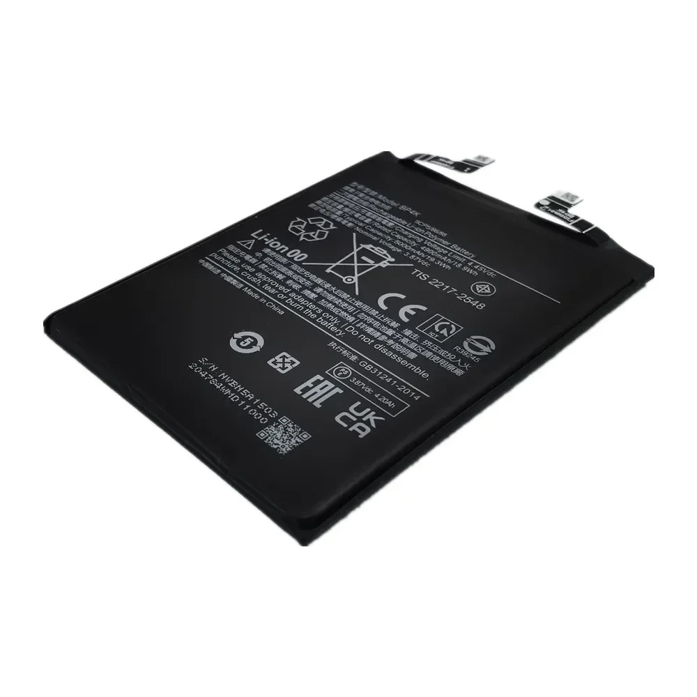 Аккумулятор BP4K 5000 мАч для Xiaomi Redmi Note 12T 12 Pro Poco X5 pro, аккумуляторы для телефона, быстрая доставка
Аккумулятор BP4K 5000 мАч для Xiaomi Redmi Note 12T 12 Pro Poco X5 pro, аккумуляторы для телефона, быстрая доставка