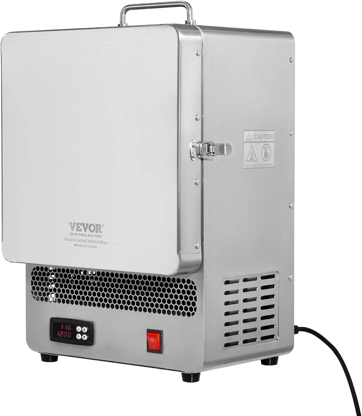 VEVOR Electric Kiln, 1500W Melting Furnace Max Temperature 2192℉/1200℃, Stainless Steel, for Wax Casting, Clay DIY, Metal Temper
VEVOR Electric Kiln, 1500W Melting Furnace Max Temperature 2192℉/1200℃, Stainless Steel, for Wax Casting, Clay DIY, Metal Temper