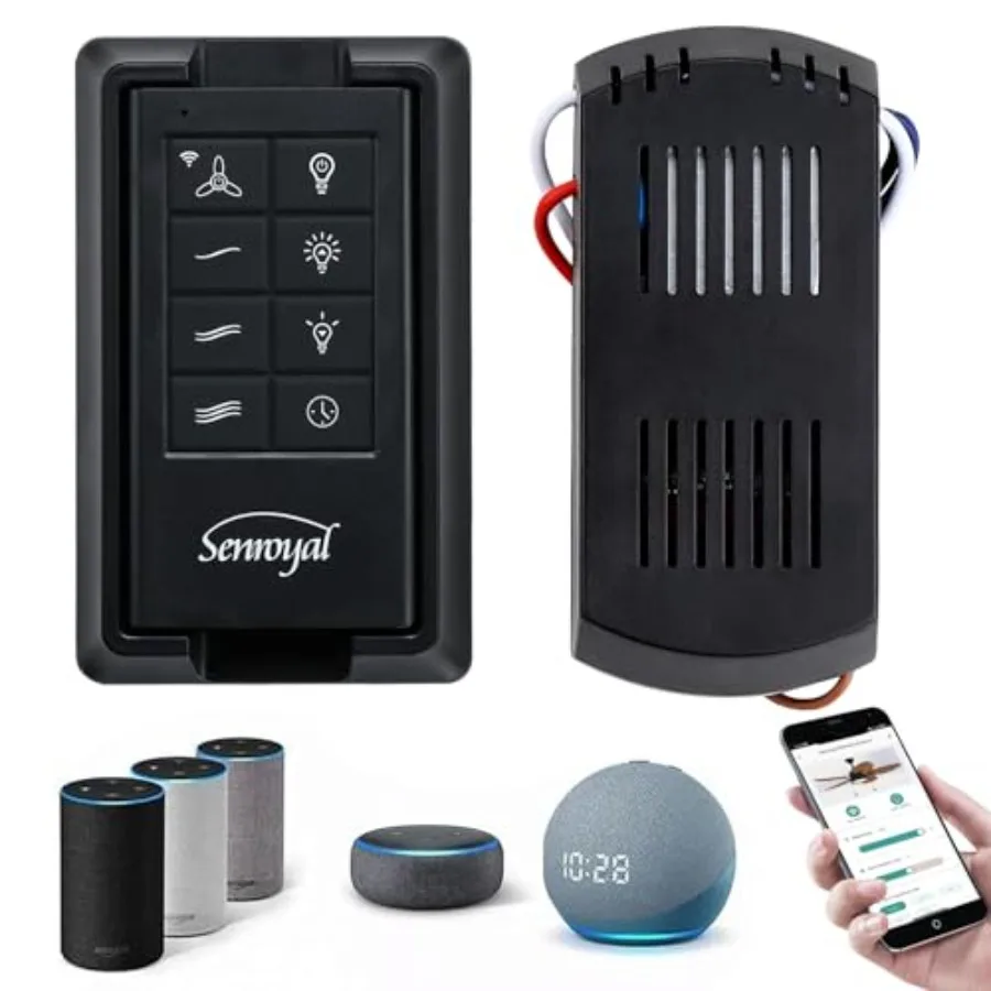 Ceiling Fan Remote Control Ceiling Fan Light Swtich Remote Replacement Fan Speed Controller Home Devices Work with Alexa and Go
Ceiling Fan Remote Control Ceiling Fan Light Swtich Remote Replacement Fan Speed Controller Home Devices Work with Alexa and Go