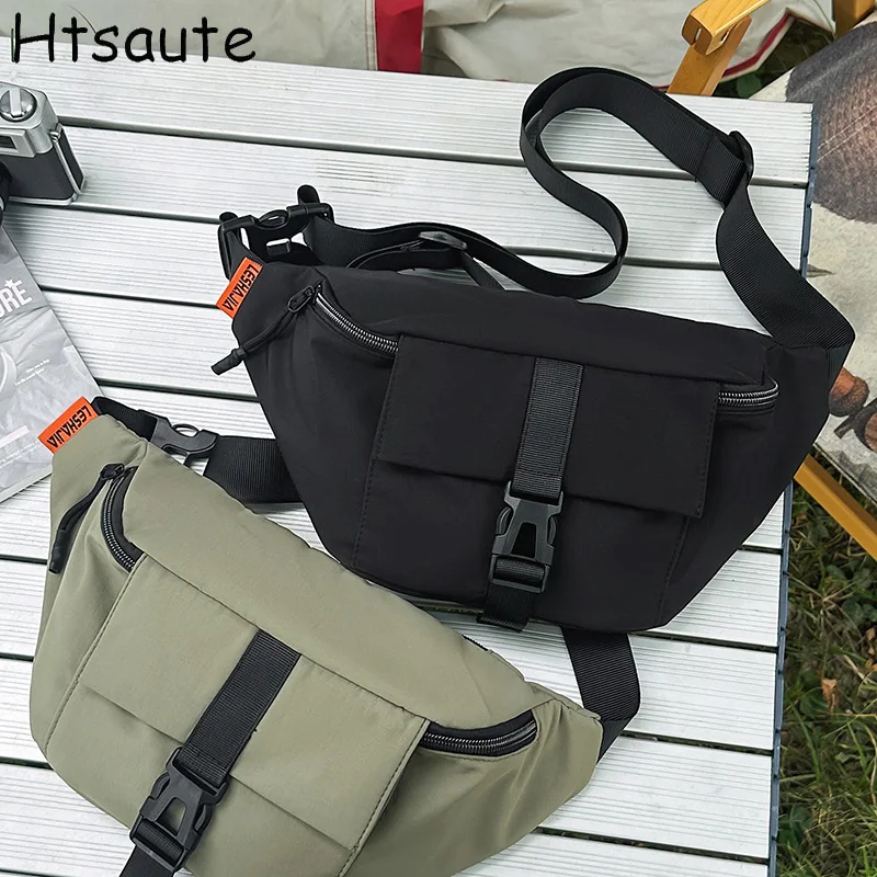 Nylon Chest Bag Women Men Fashion Fanny Packs Wide Strap Casual Waist Bags Multi-pockets Hobo Sling Bag Outdoor Travel Bag
Nylon Chest Bag Women Men Fashion Fanny Packs Wide Strap Casual Waist Bags Multi-pockets Hobo Sling Bag Outdoor Travel Bag