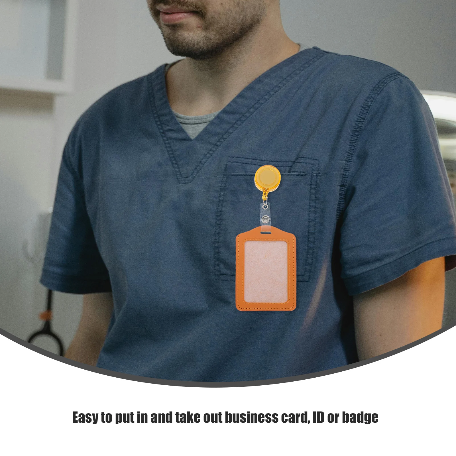 10pcs Card Holder Vertical Pu Vertical Id Holder Badge Nurse Pass Pouch Long Lasting Protect Business Cards 
10pcs Card Holder Vertical Pu Vertical Id Holder Badge Nurse Pass Pouch Long Lasting Protect Business Cards