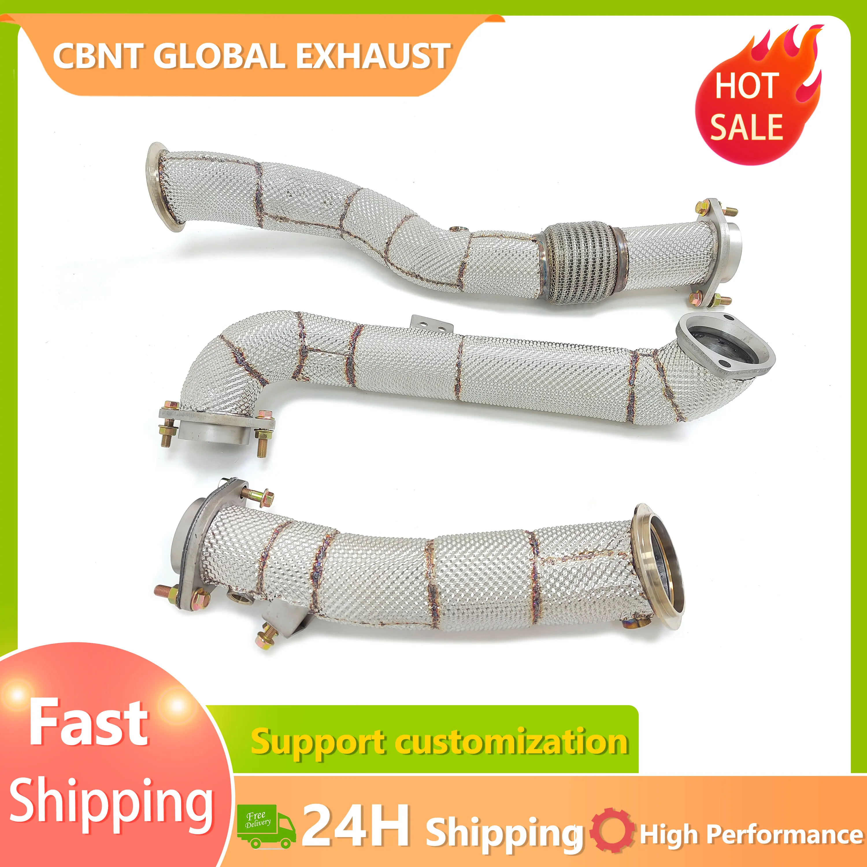 CBNT for BMW M3 G80 M4 G82 M2 G87 S58 3.0T Downpipe & Front Pipe SS304 Exhaust Header with Catalytic Converter Exhaust System
CBNT for BMW M3 G80 M4 G82 M2 G87 S58 3.0T Downpipe & Front Pipe SS304 Exhaust Header with Catalytic Converter Exhaust System