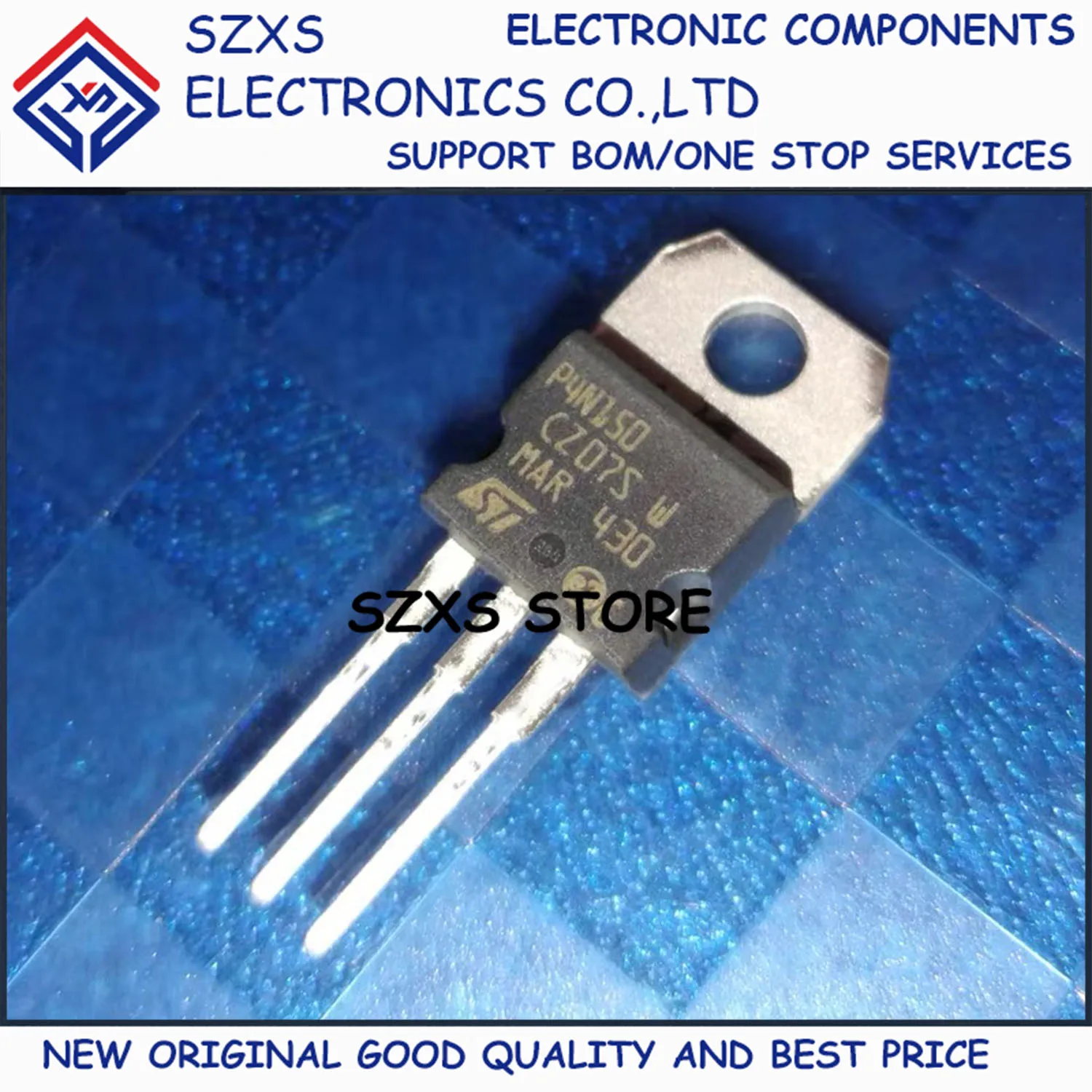 New Original 10Pcs STP4N150 P4N150 TO-220 1500V 4A MOSFET Field Effect Transistor In Stock Electronic Components Good Quality
New Original 10Pcs STP4N150 P4N150 TO-220 1500V 4A MOSFET Field Effect Transistor In Stock Electronic Components Good Quality