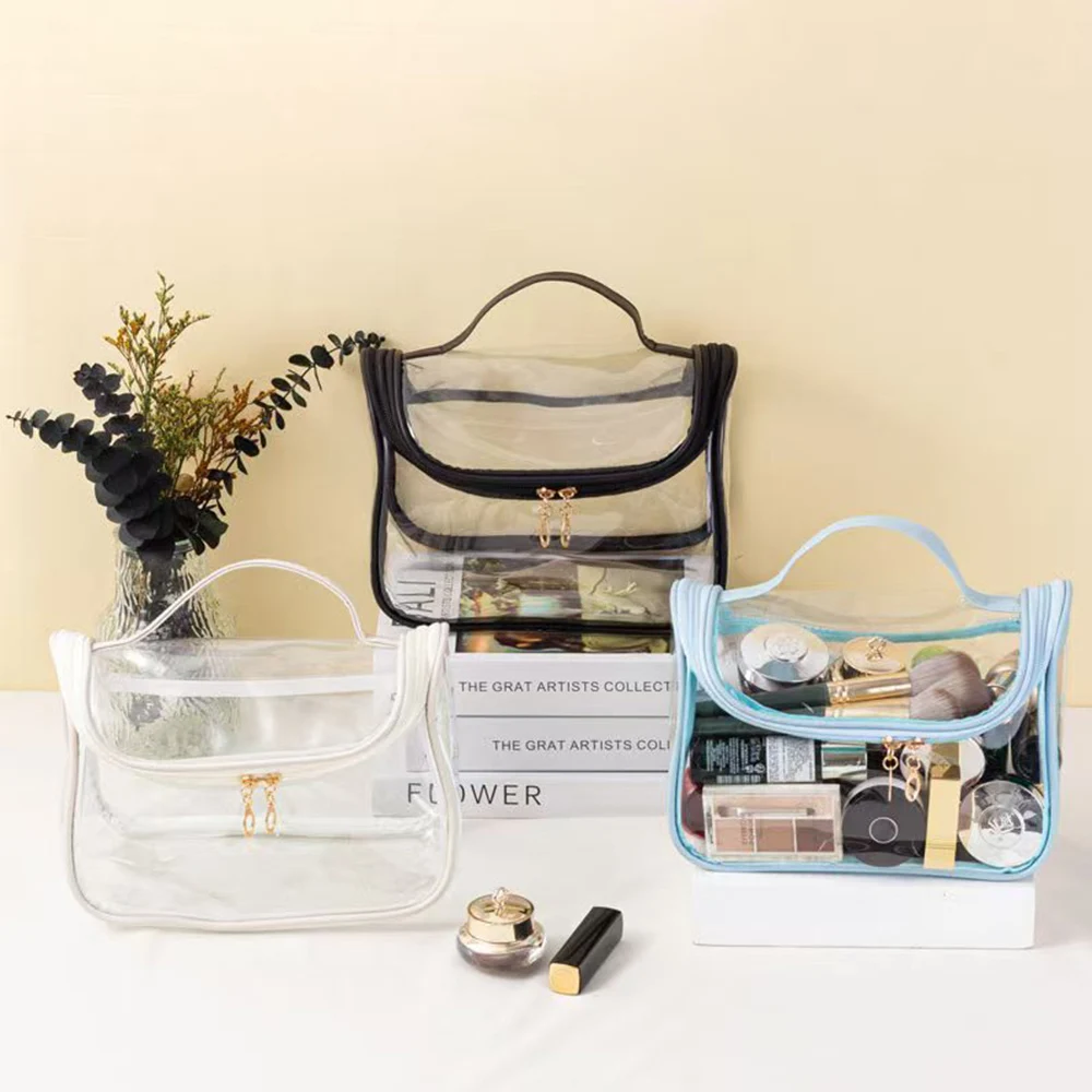 Large Capacity Waterproof Transparent Mesh Makeup Bag Mesh PVC Waterproof Wash Bag Transparent Toiletry Bags
Large Capacity Waterproof Transparent Mesh Makeup Bag Mesh PVC Waterproof Wash Bag Transparent Toiletry Bags