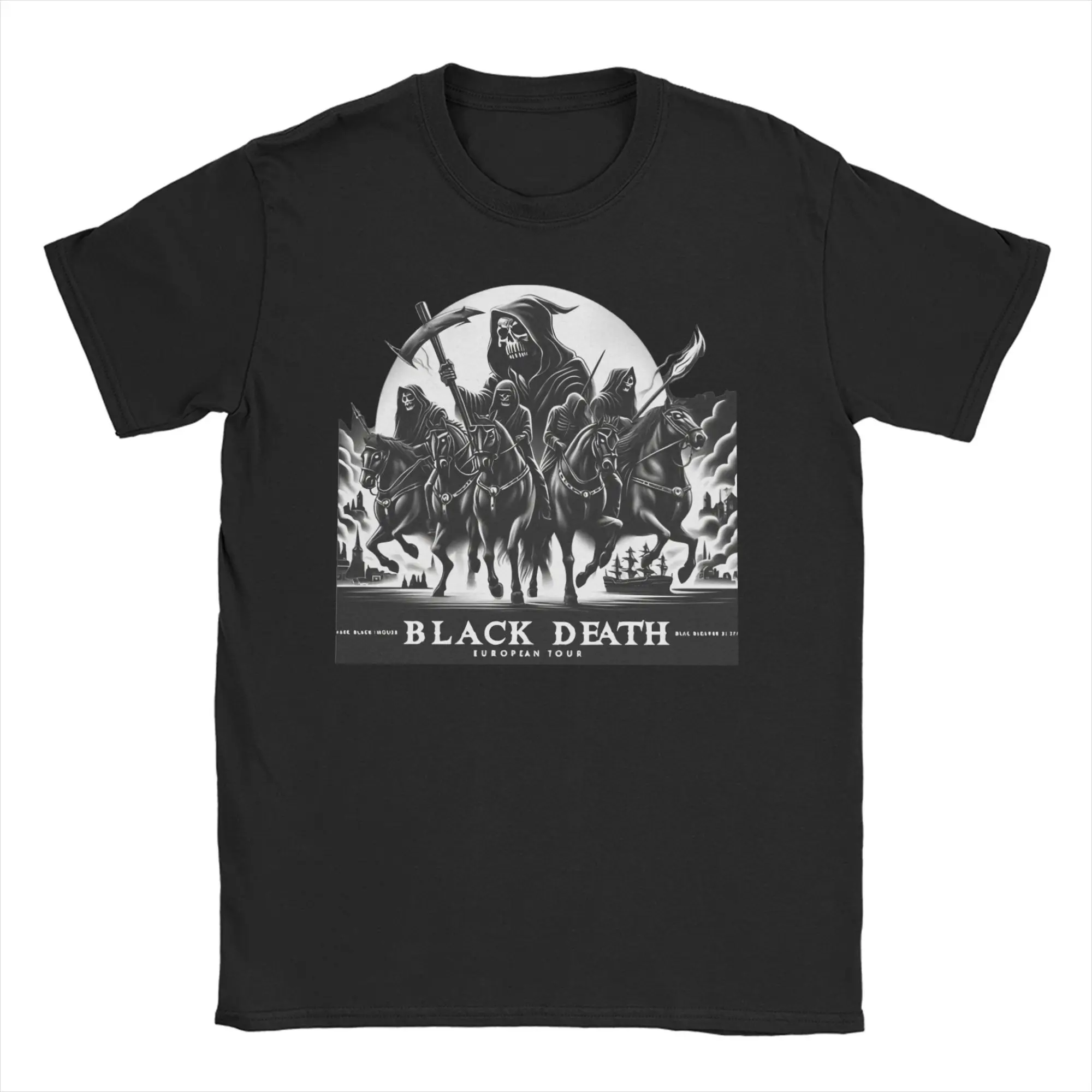 Vintage Black Death European Tour Phantom T-Shirt for Men Women Cotton T Shirt Short Sleeve Tee Shirt Birthday Present Tops
Vintage Black Death European Tour Phantom T-Shirt for Men Women Cotton T Shirt Short Sleeve Tee Shirt Birthday Present Tops