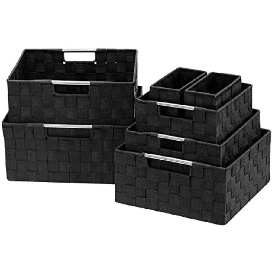 Storage Baskets for Organizing Set of 7,Mesh Hand-Woven Design, Linen Closet Organizers and Storage, Organizer Storage Baskets
Storage Baskets for Organizing Set of 7,Mesh Hand-Woven Design, Linen Closet Organizers and Storage, Organizer Storage Baskets