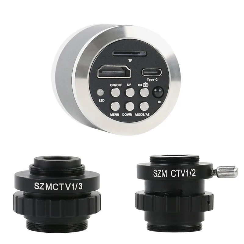 4K 2K 48MP 55MP HDMI USB Digital Video Camera Magnifier For Stereo+SZM CTV 1/2 1/3 Cmount Adapter Lens For Trinocular Microscope
4K 2K 48MP 55MP HDMI USB Digital Video Camera Magnifier For Stereo+SZM CTV 1/2 1/3 Cmount Adapter Lens For Trinocular Microscope