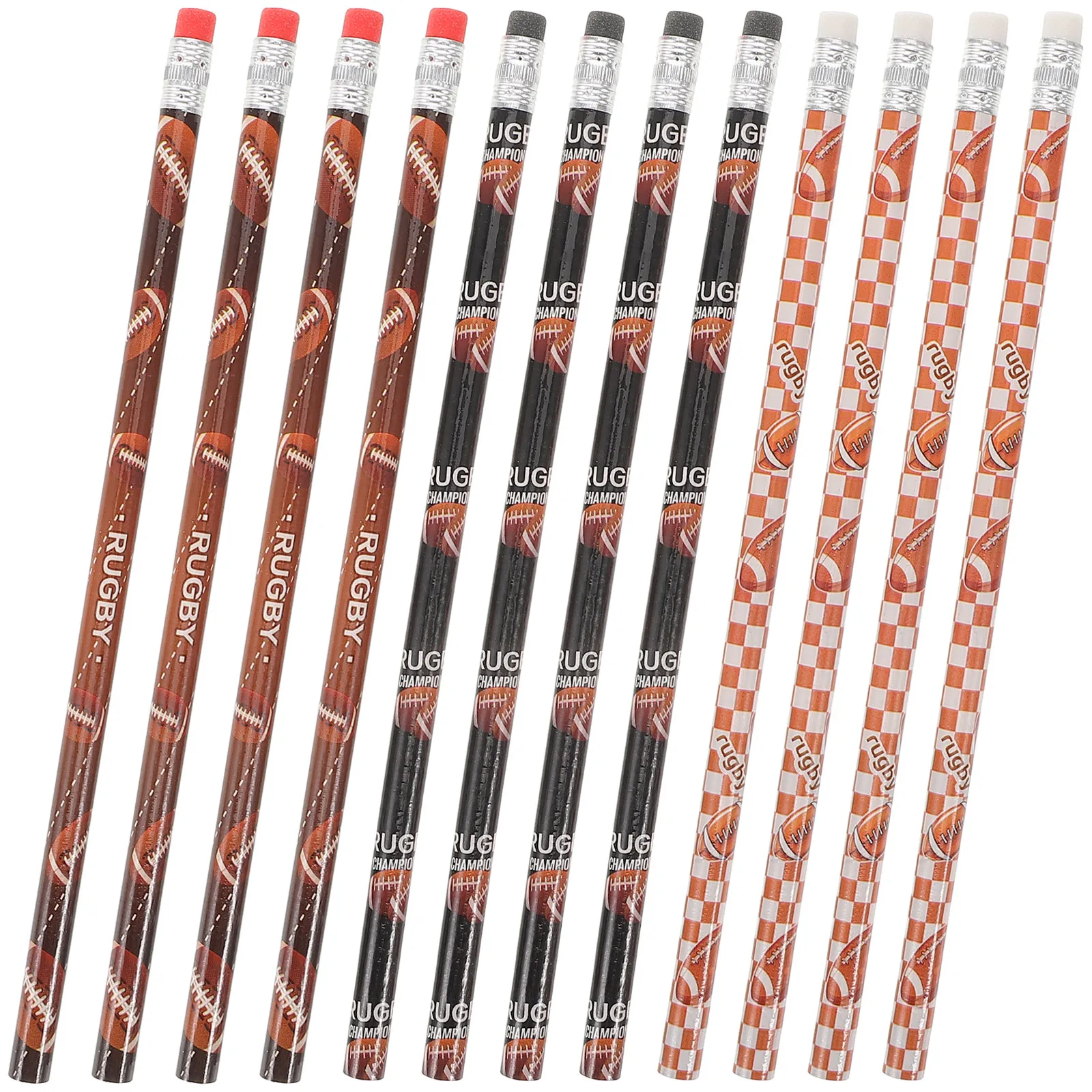 36Pcs Sports Pencil Rugby Themed Long Wooden Pencils for Kids Students Classroom Sports Team Supplies Stationery Party Favor
36Pcs Sports Pencil Rugby Themed Long Wooden Pencils for Kids Students Classroom Sports Team Supplies Stationery Party Favor