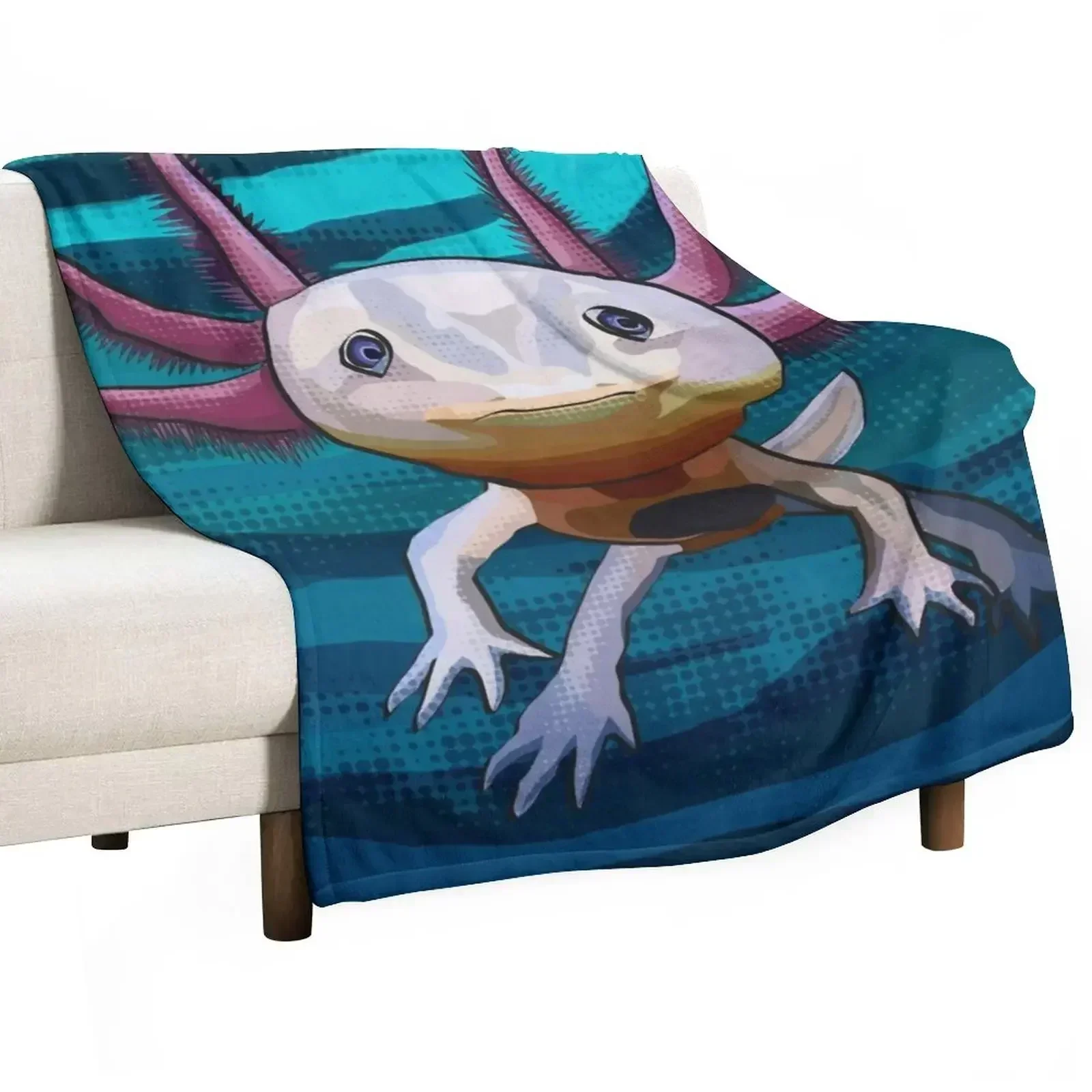 Axolotl with water background Throw Blanket for babies decorative Luxury Thicken christmas decoration Blankets
Axolotl with water background Throw Blanket for babies decorative Luxury Thicken christmas decoration Blankets